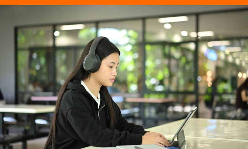 High school student reviewing transcript to understand the difference between weighted and unweighted GPA