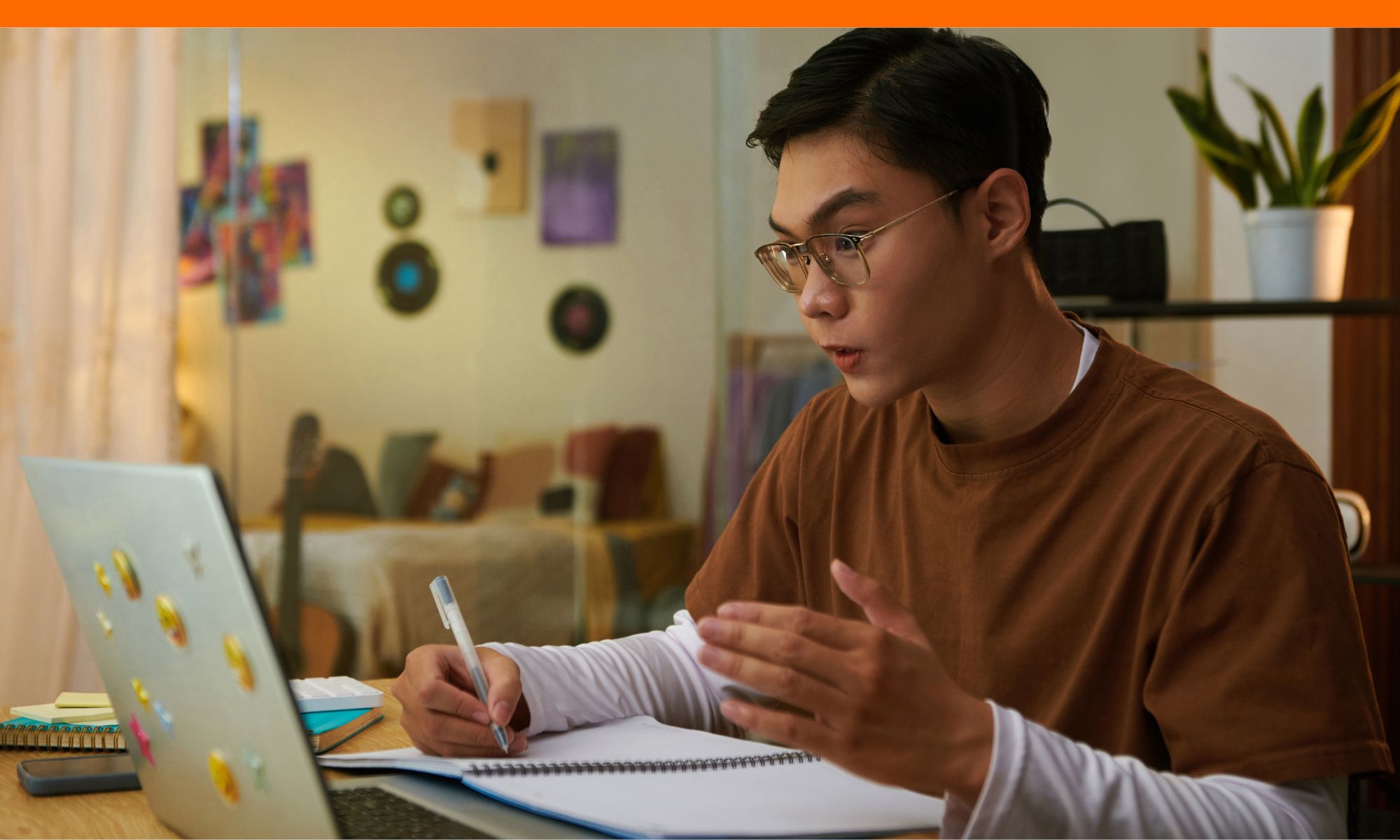 Teen boy studying, wondering what to do if I get deferred