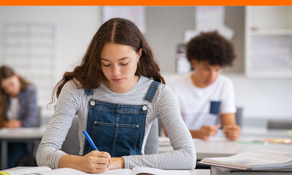 Teen girl writing about loci and planning senior year updates after a deferral, exploring what to do if I get deferred.