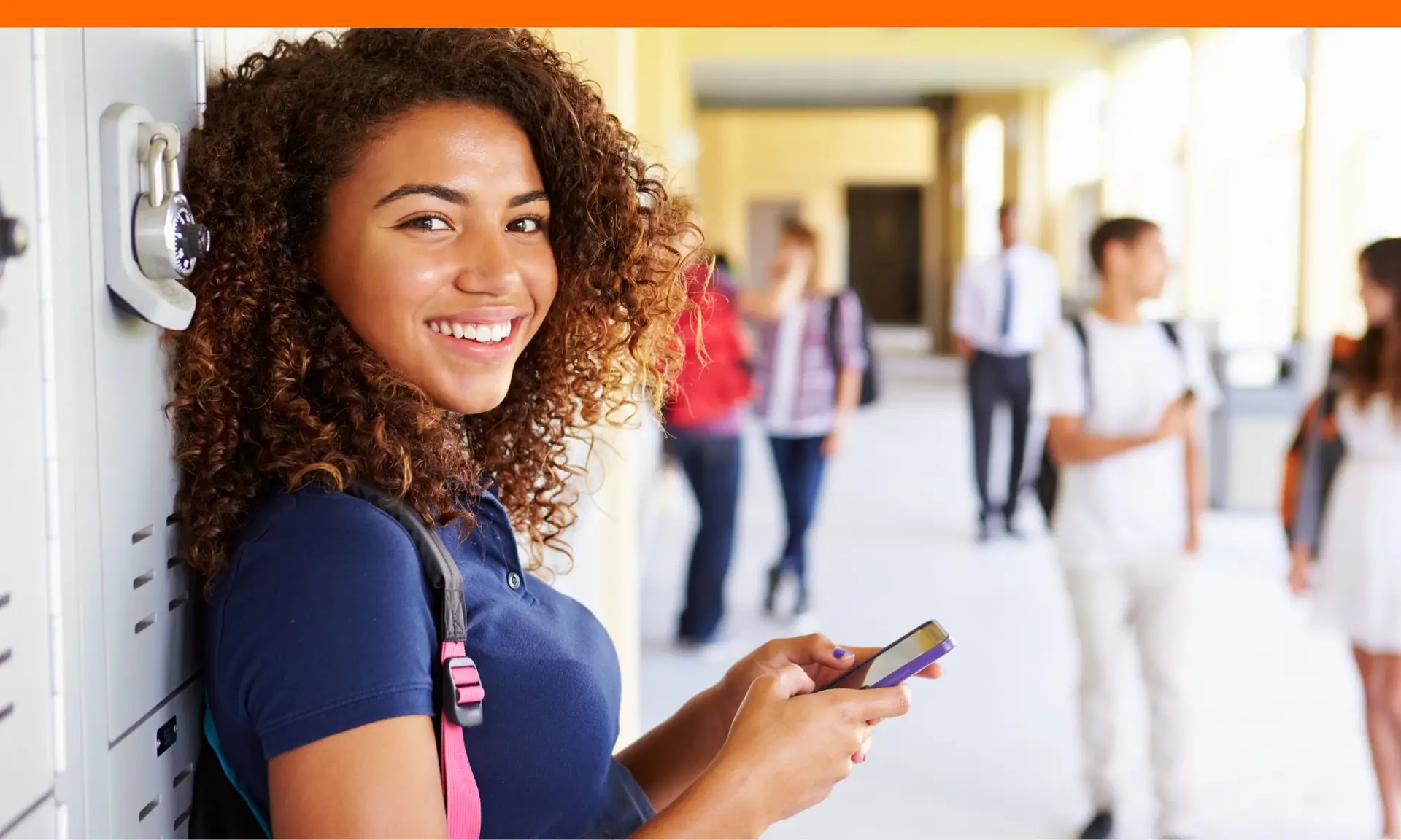 teen girl excited about washington scholarships