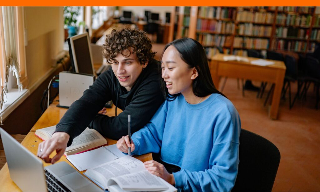 teens researching for north carolina scholarships